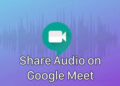 cách share âm thanh trên google meet trên điện thoại