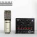 Combo mic thu âm bm-900 sound card v8