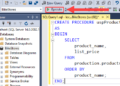 Stored procedure trong sql