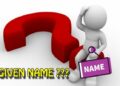 Surname và given name là gì